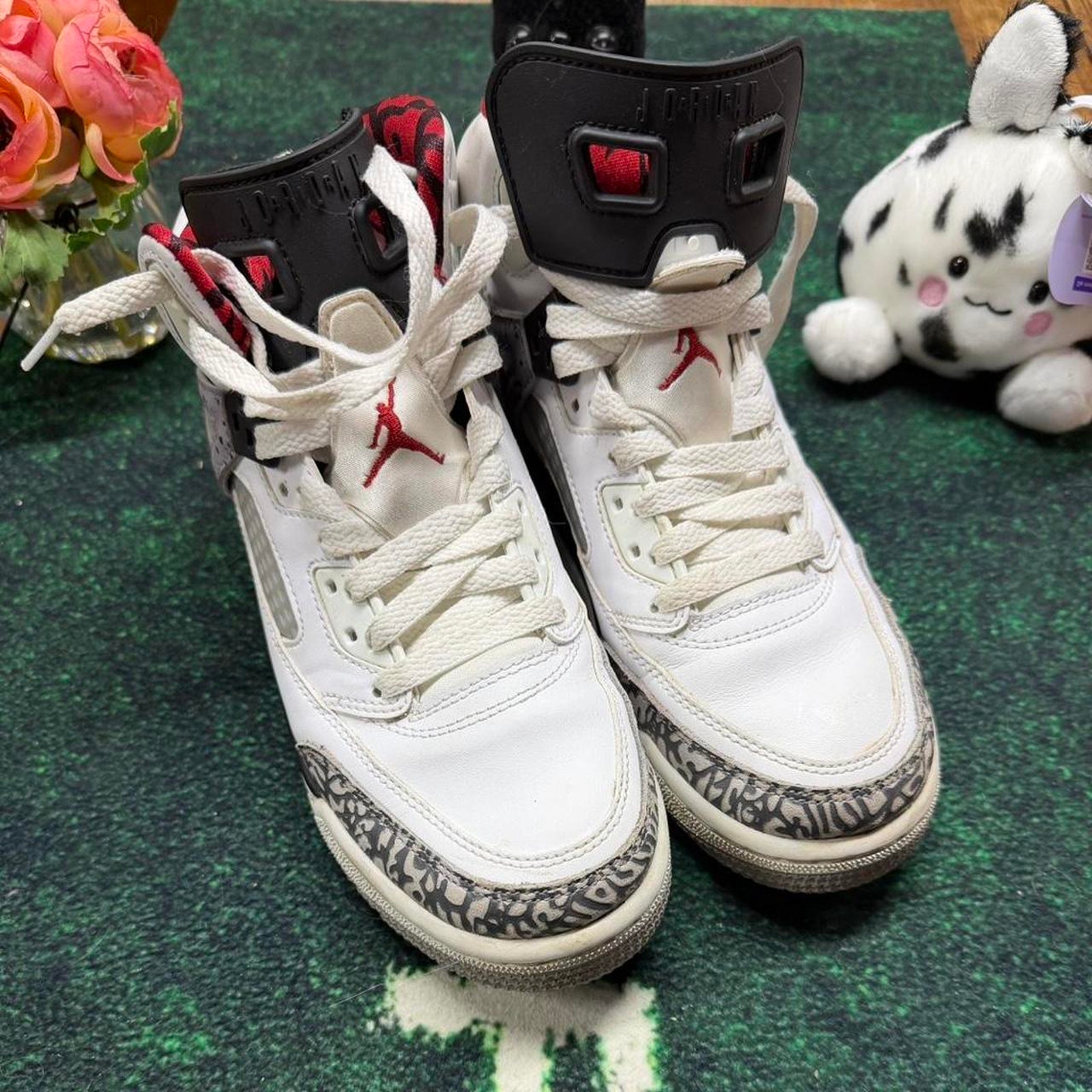 Jordan 4 White Cement Trainers